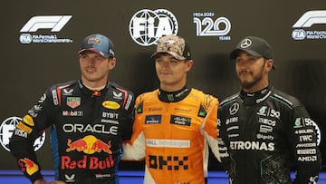 Lando Norris se lleva la pole del GP de Singapur, seguido de Max Verstappen (2º) y Lewis Hamilton (3º).