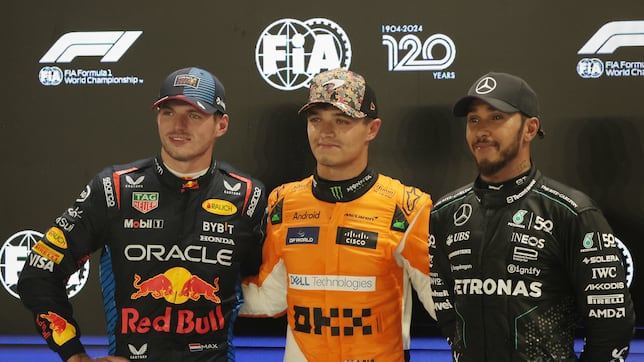 Lando siente la presión de “diez títulos” y Max cierra la boca