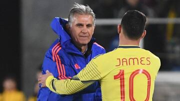 Queiroz confirma que James está listo para jugar ante Perú