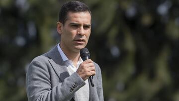 Rafael M&aacute;rquez como directivo del Atlas. 