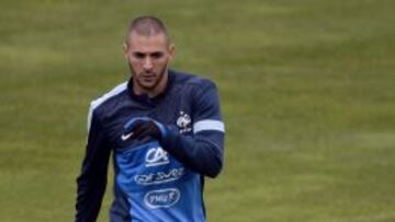Benzema con Francia.