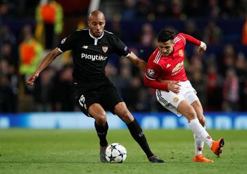 Alexis Sánchez y el Manchester United cayeron por 1-2 en el partido de vuelta de octavos de final ante el Sevilla, y quedó fuera de la Champions League.