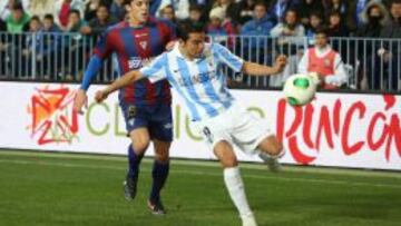 Saviola, en el partido de Copa ante el &Eacute;ibar.