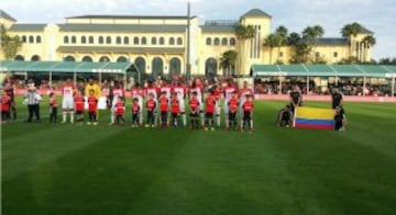 Santa Fe jugó su primer partido de la pretemporada frente al Bayer Leverkusen en Estados Unidos.