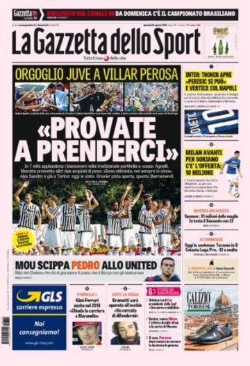 Portadas de la prensa deportiva