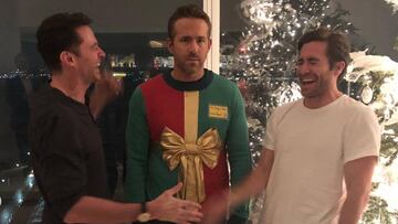 Ryan Reynolds, troleado por Jake Gylenhaal y Hugh Jackman por Navidad.