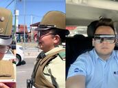 Venezolano graba y expone a Carabinera en redes, y termina funado por los usuarios: “Respeta la ley”