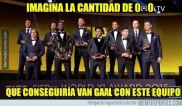 Los mejores memes de la gala del Balón de Oro 2015