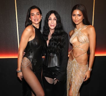 Dua Lipa, Cher and Zendaya.