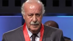 Spanish football salutes retired coach Del Bosque