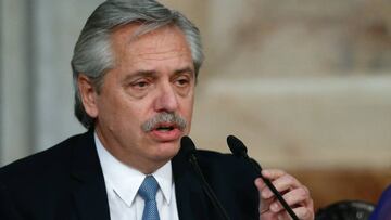 El presidente argentino, Alberto Fernández. EFE/ Juan Ignacio Roncoroni/Archivo