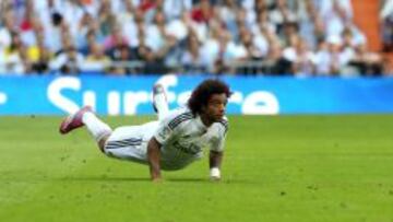 Marcelo, durante el partido.