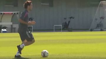 Odriozola se reincorpora a los entrenamientos con el Madrid