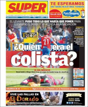 Portadas de la prensa mundial