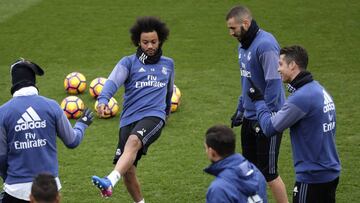 Cristiano se une al grupo; Bale vuelve a trabajar a tope