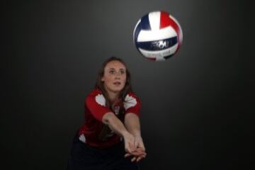 La jugadora de voleibol paralímpica Bethany Zummo.