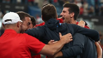 La Serbia de Djokovic se venga de Rusia para jugar la final