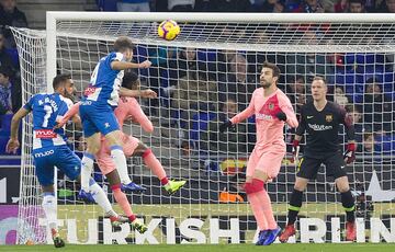 Espanyol-Barcelona en imágenes