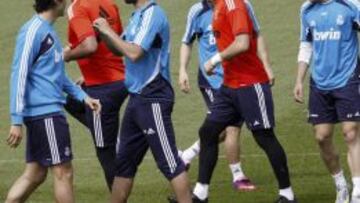 Entrenamiento del Real Madrid.