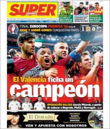 Portadas de la prensa mundial