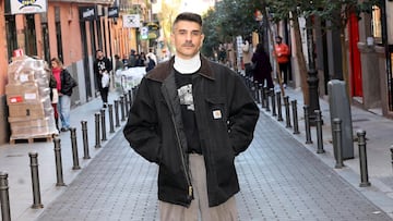 Álvaro Benito posa para AS en Malasaña.