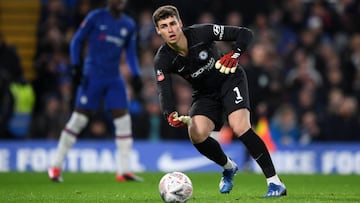 Kepa se reivindica tras recibir el 'indulto' de Lampard