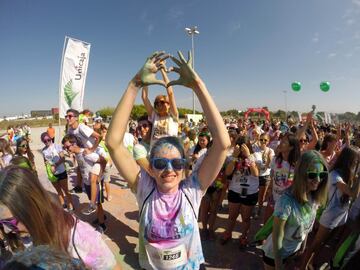 La carrera más colorida y divertida se ha celebrado en Málaga. Parte de los beneficios de la venta del dorsal serán destinados al trabajo por la infancia más vulnerable que realiza Unicef en 150 países.