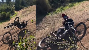 Edo Caroe sufre violento accidente en mountain bike y termina en la clínica: “Gracias a mi mamita...”