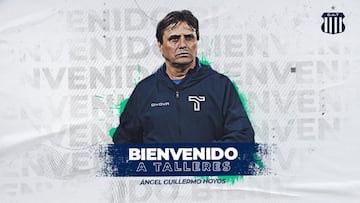 Ángel Guillermo Hoyos fue confirmado hoy como el nuevo entrenador de Talleres de Córdoba, en reemplazo del uruguayo Alexander Medina.