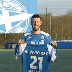 Álvaro Rey: "Llevo tiempo en un idilio con el Deportivo"