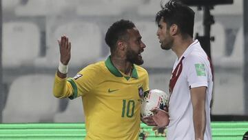 Neymar "a real clown" - Peru's Zambrano slams Brazil star