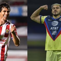 Los jugadores a seguir del partido entre Chivas y América