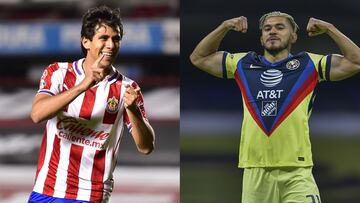Los jugadores a seguir del partido entre Chivas y América