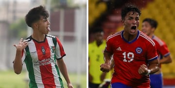 Leandro Díaz y Benjamín Riquelme, en Palestino y la Roja, respectivamente.