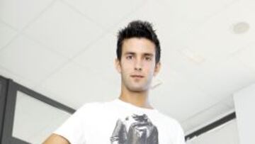 Alberto Bueno, delantero del Rayo.