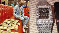 Mayweather muestra su &uacute;ltimo capricho: un reloj de 15 millones de euros.