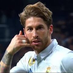Así estalló el Bernabéu con el gol de Sergio Ramos