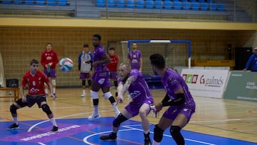 Partido entre CV Manacor y Melilla de voleibol.