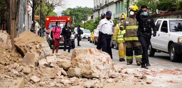 Parte de los daños que dejó el terremoto en Oaxaca /