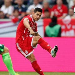 James debuta en la victoria del Bayern sobre Werder Bremen