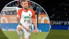 Augsburg captain Baier banned, fined over 'masturbation' gesture