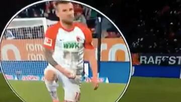 Augsburg captain Baier banned, fined over 'masturbation' gesture