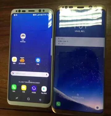 &iquest;Son estos el Galaxy S8 y S8+?