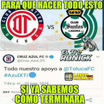 Los memes de la final entre Santos y Toluca