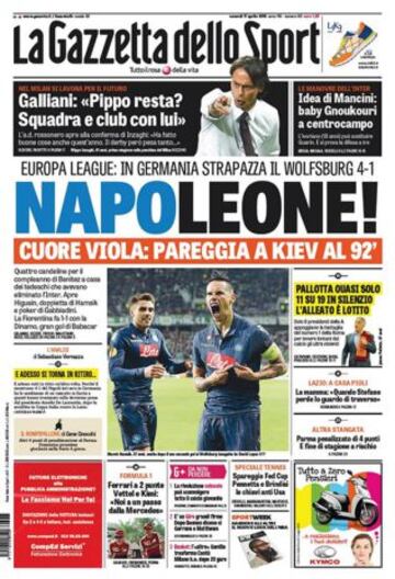 Portadas de la prensa deportiva