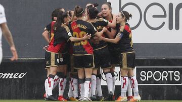 Jugadoras del Rayo Vallecano.