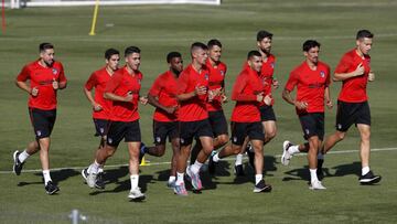 Simeone trabaja sobre el 4-4-2, sin Koke y ante Gil Mar¨ªn