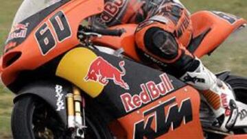 <B>DE ESTRENO. </B>Simón ha conseguido en Donington la primera victoria de su carrera en el Mundial.