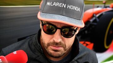 Fernando Alonso, piloto de McLaren Honda, en Rusia.