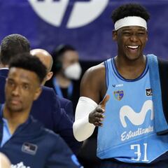 Ángel Delgado, el rey del rebote del Movistar Estudiantes